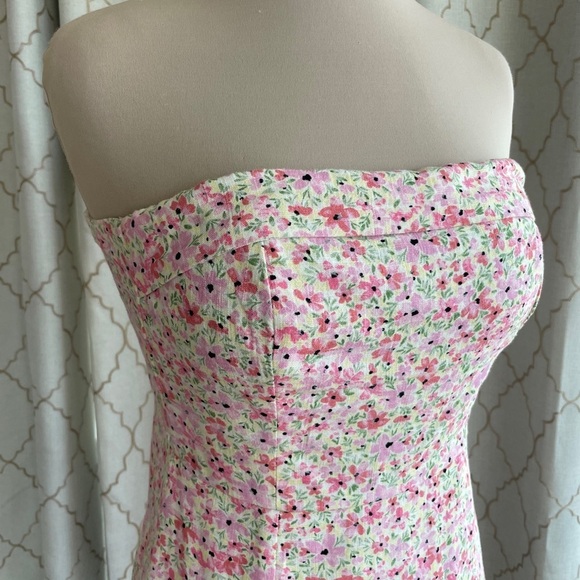 Aéropostale Floral Bandeau Mini Dress size XS - Picture 4 of 11